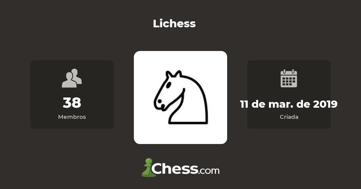 Lichess - clube de xadrez 