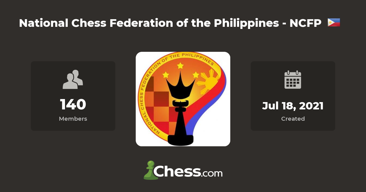 National Chess Federation of the Philippines - NCFP - Thanking once again  the NCFP affiliated organizations and clubs who organized all the Local FIDE  Rated events registered in FIDE server for the
