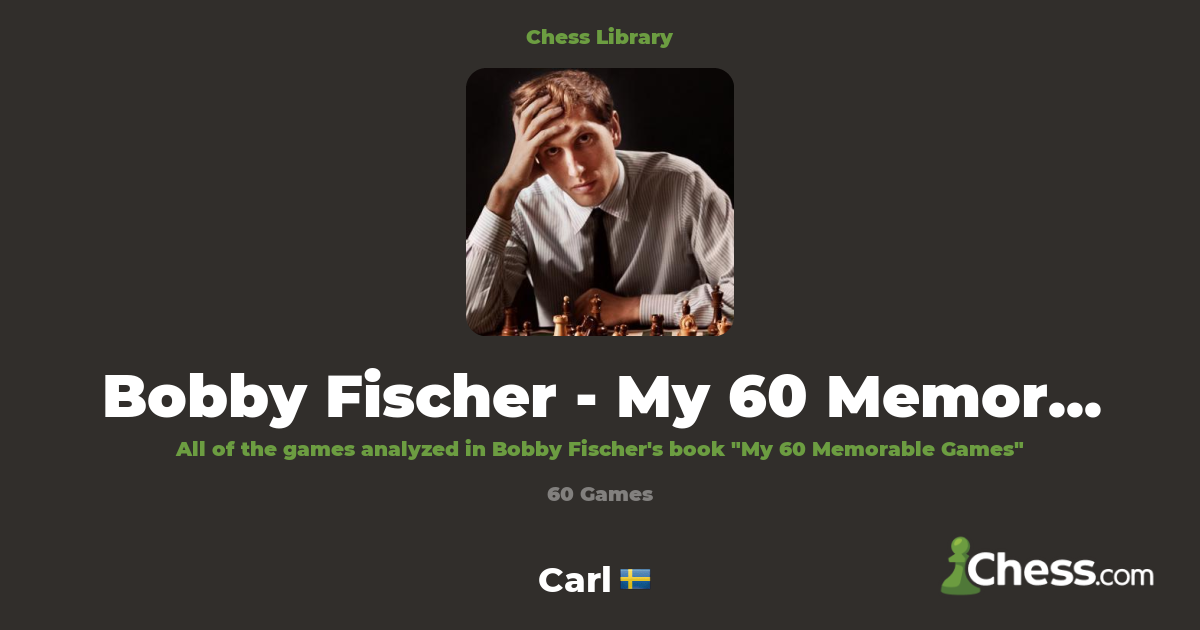 Estudo do livro Minhas 60 Melhores partidas Bobby Fischer #2 