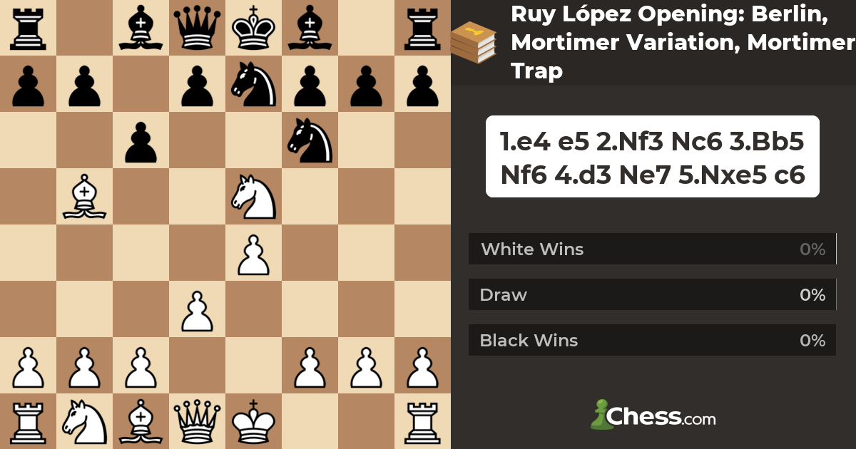 Traps in the Ruy Lopez Berlin Defense! #chess #chesstrap